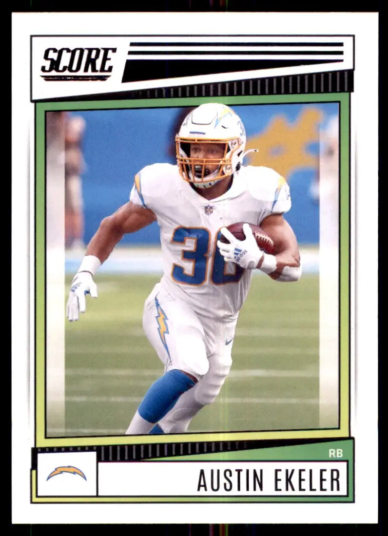 2022 Score Austin Ekeler Los Angeles Chargers #137