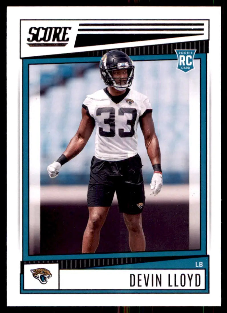 2022 Score Devin Lloyd Rookie Jacksonville Jaguars #350