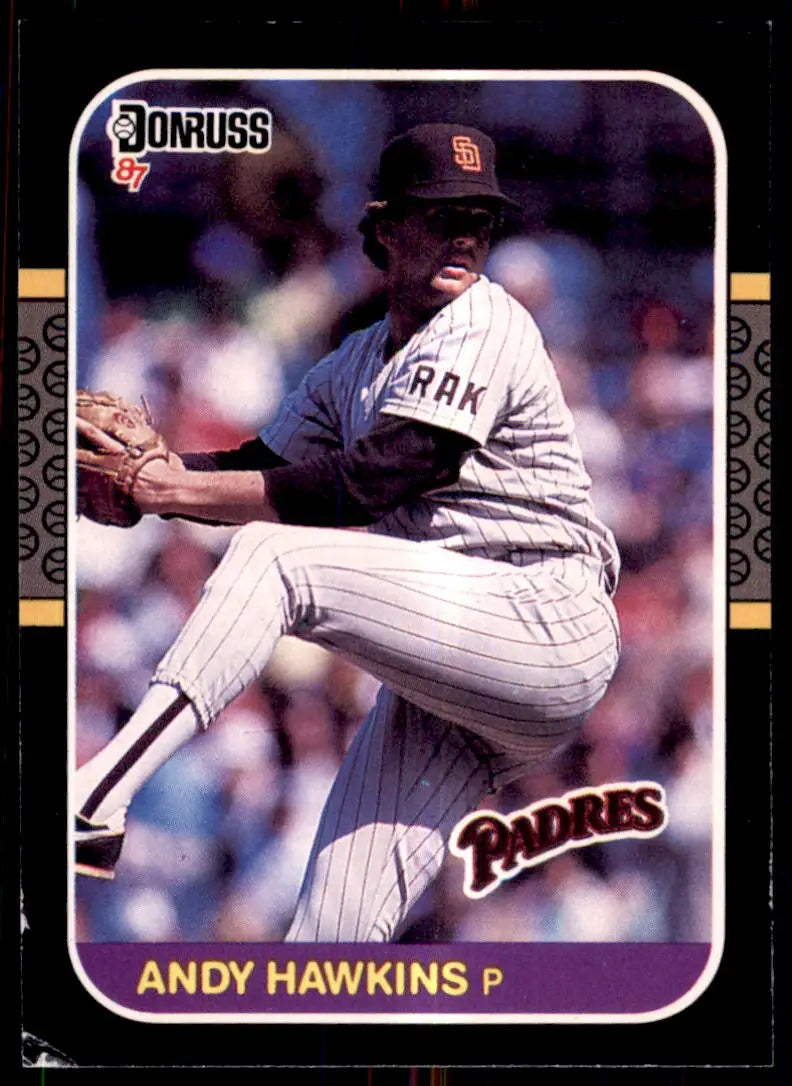 1987 Donruss Andy Hawkins San Diego Padres #264