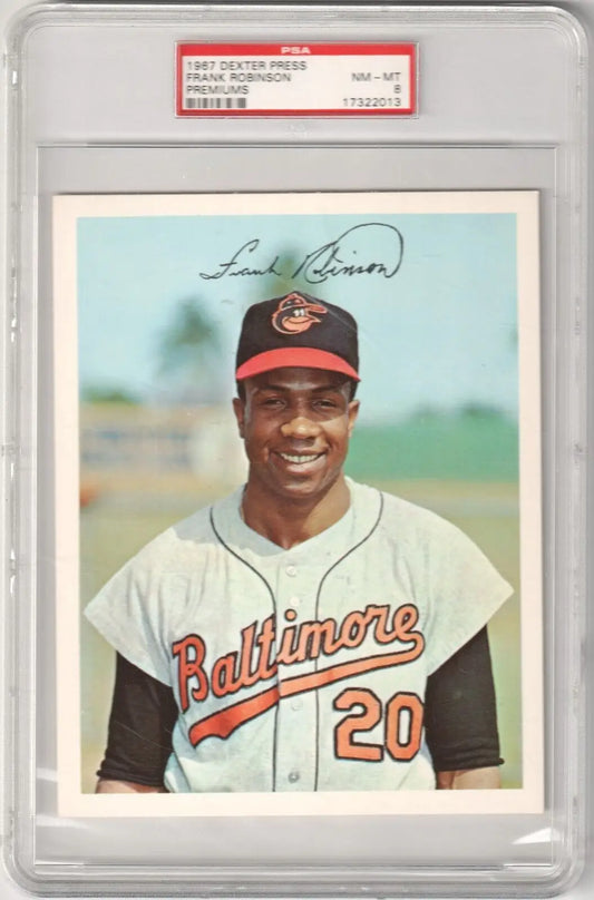 PSA-graded Frank Robinson 1967 Baltimore Orioles card from Columbia Hobby with free shipping