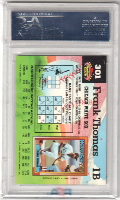 Frank Thomas 1992 Topps Stadium Club #301 PSA 10 GEM MINT card in protective case