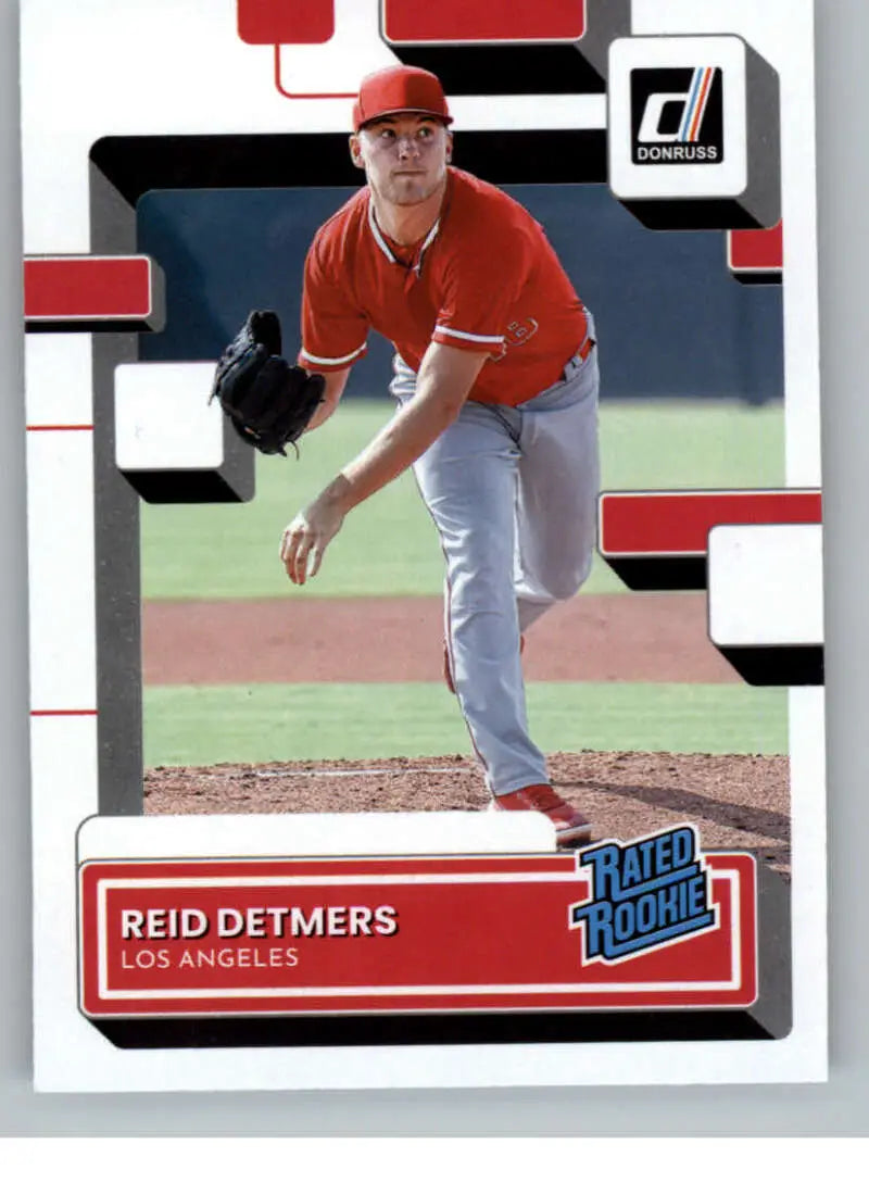 2022 Donruss #43 Reid Detmers Rated Rookies NM-MT RC Rookie