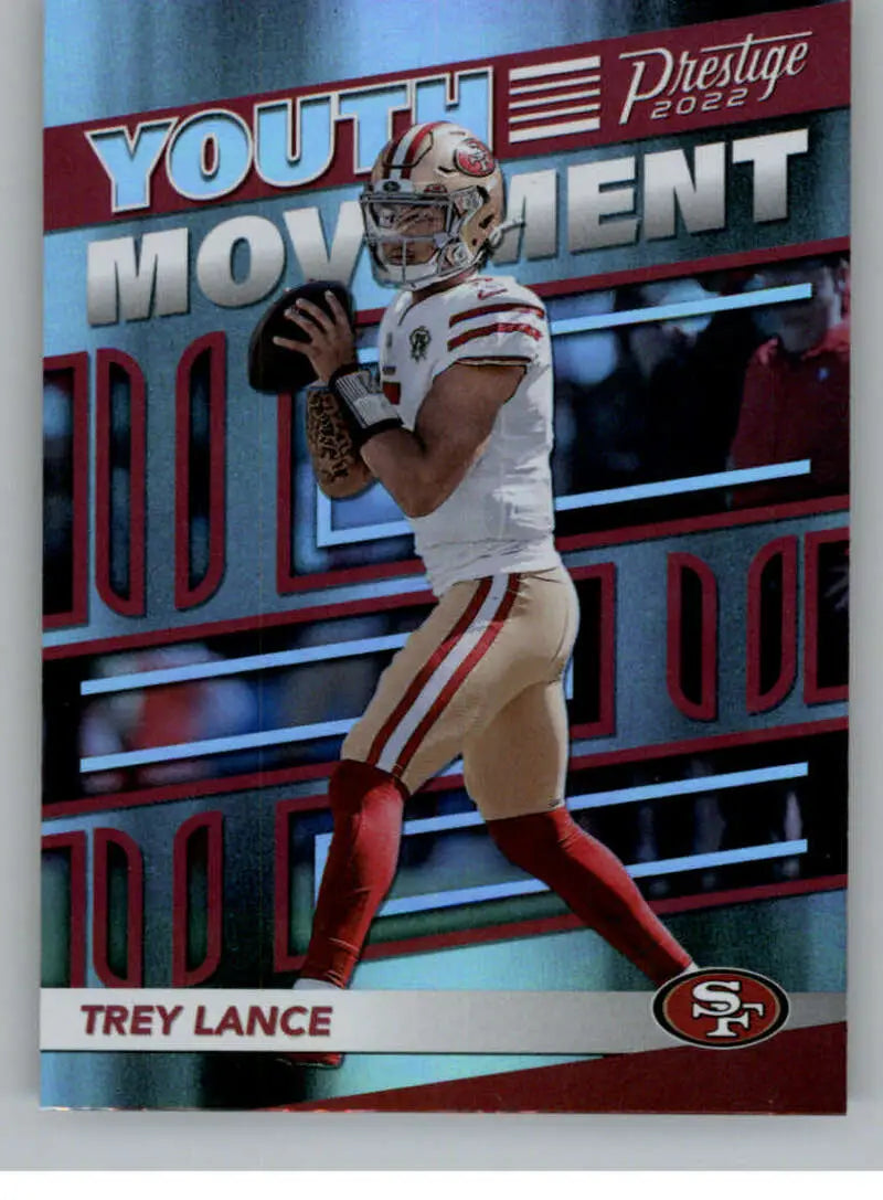 2022 Panini Prestige Youth Movement #YM-9 Trey Lance NM-MT