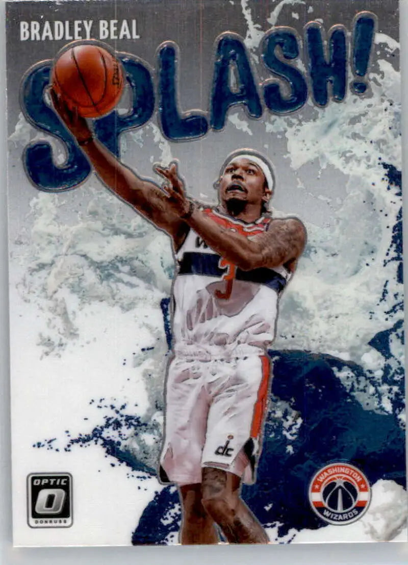 2021-22 Donruss Optic Splash #10 Bradley Beal NM-MT