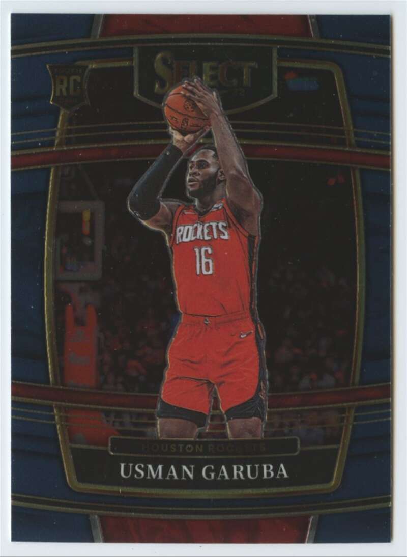 2021 Panini Select Blue #56 Usman Garuba Concourse NM Near Mint Rockets