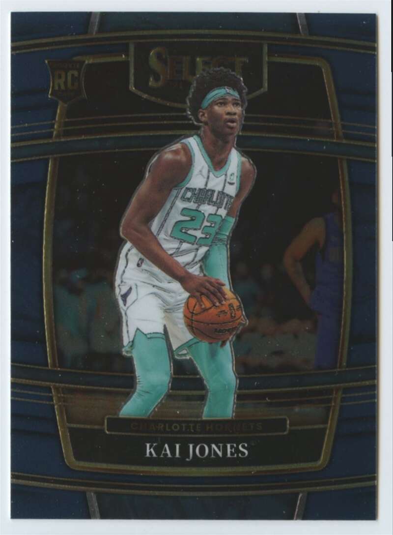 2021 Panini Select Blue #98 Kai Jones Concourse NM Near Mint Hornets