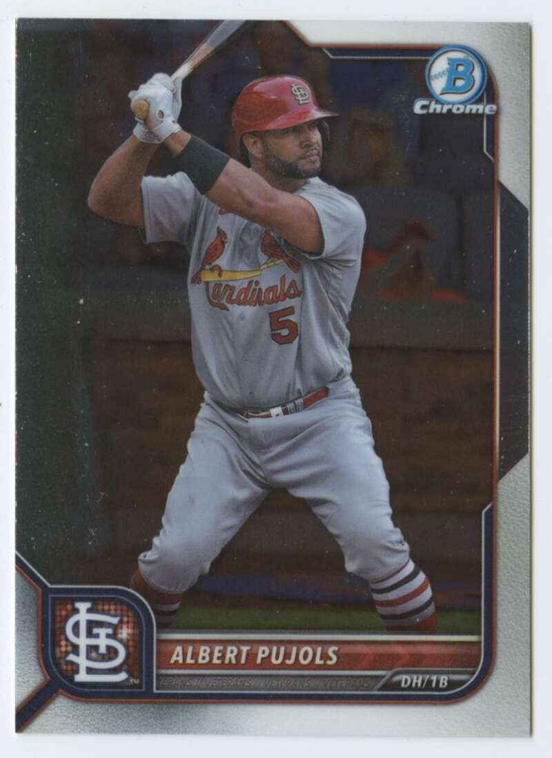 2022 Bowman Chrome #28 Albert Pujols NM-MT