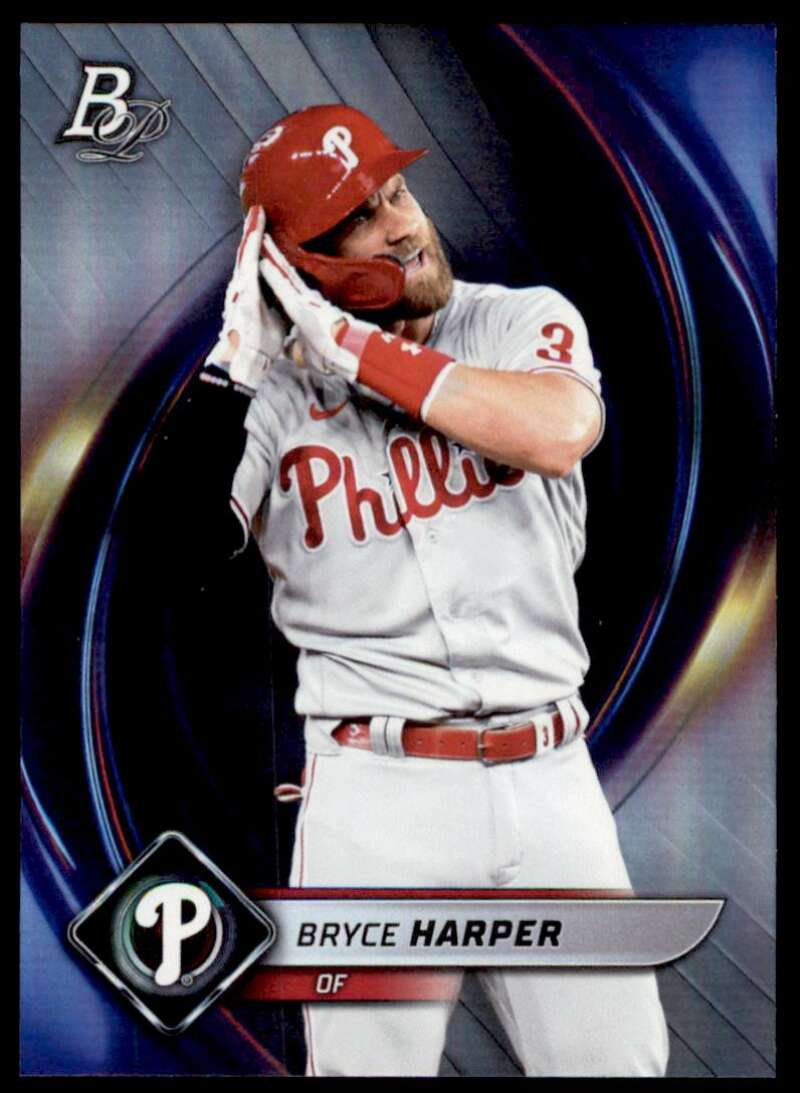 2022 Bowman Platinum #57 Bryce Harper NM Near Mint Phillies