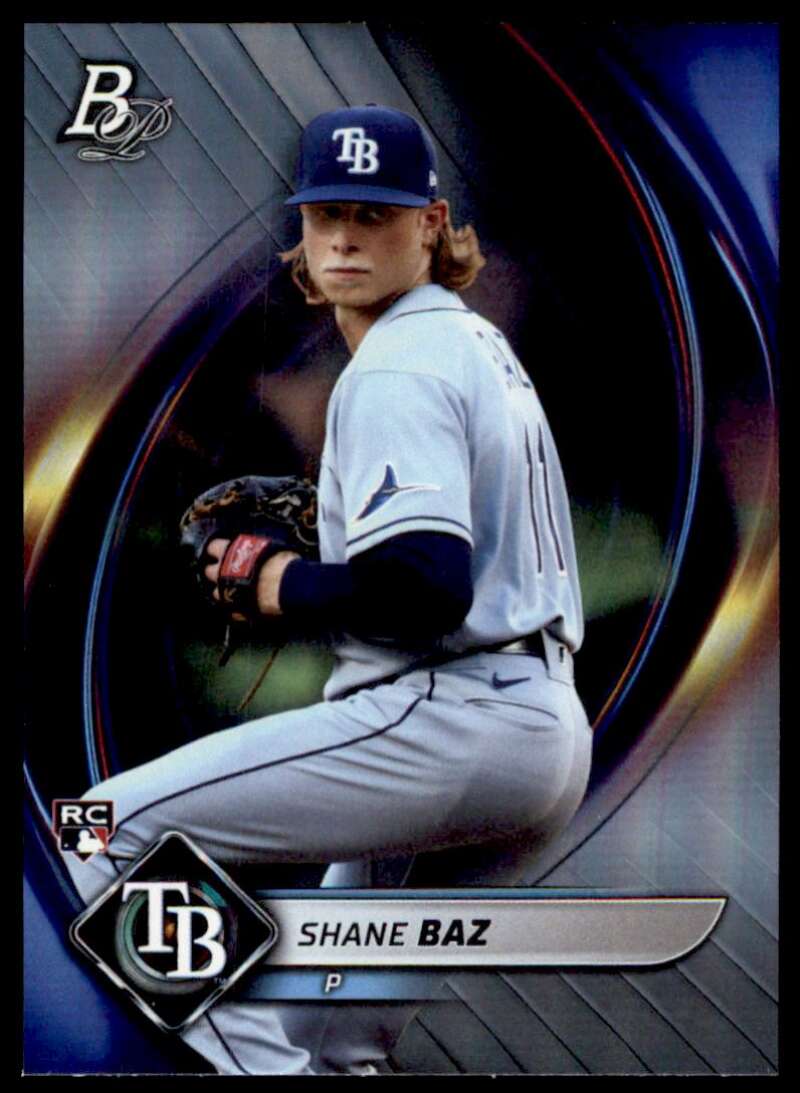 2022 Bowman Platinum #76 Shane Baz NM-MT RC Rookie Rays