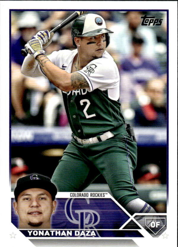 2023 Topps #122 Yonathan Daza NM-MT