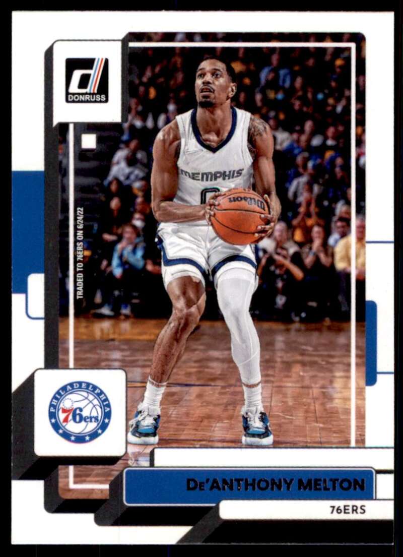 2022-23 Donruss #22 De'Anthony Melton NM-MT