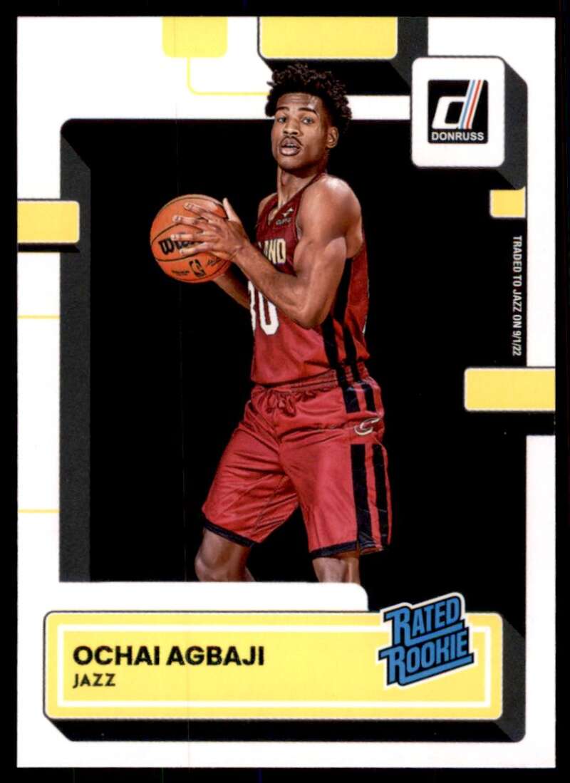 2022-23 Donruss #214 Ochai Agbaji Rated Rookie NM-MT RC Rookie