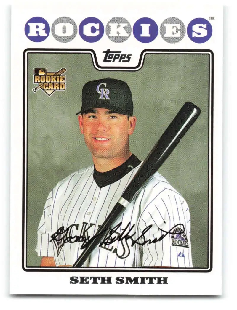 2008 Topps #56 Seth Smith NM-MT RC Rookie Rockies