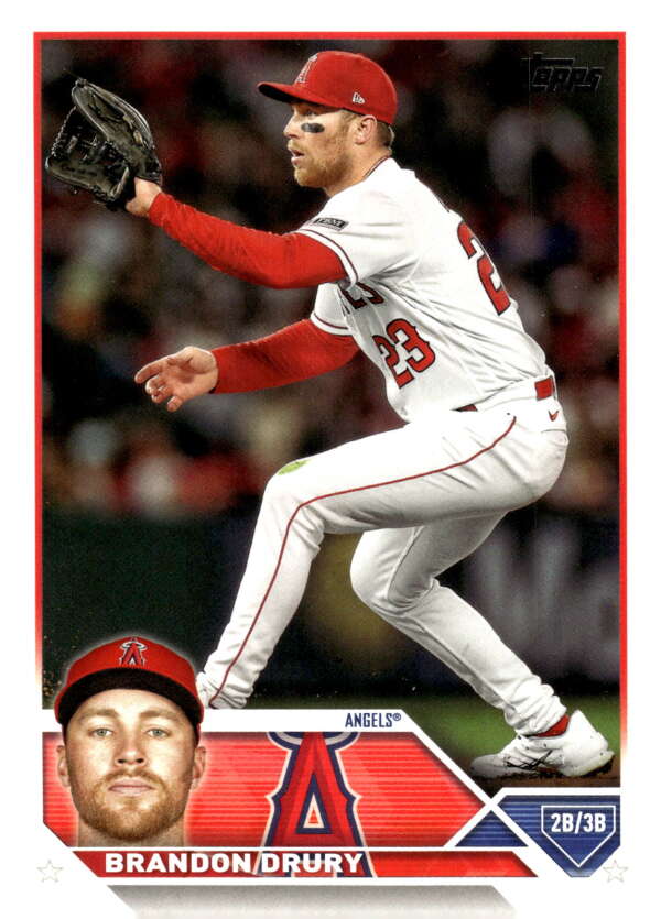 2023 Topps Update Series #US22 Brandon Drury NM-MT Angels