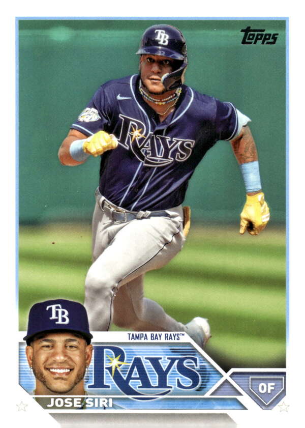 2023 Topps Update Series #US78 Jose Siri NM Near Mint Rays