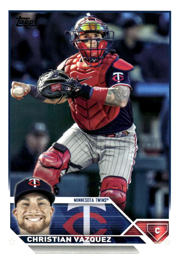 2023 Topps Update Series #US83 Christian Vazquez NM Near Mint Twins