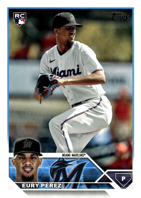 2023 Topps Update Series #US139 Eury Perez NM-MT RC Rookie Marlins