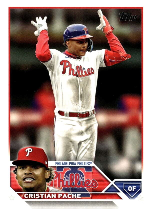 2023 Topps Update Series #US154 Cristian Pache NM-MT Phillies