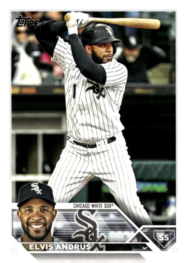 2023 Topps Update Series #US173 Elvis Andrus NM Near Mint White Sox