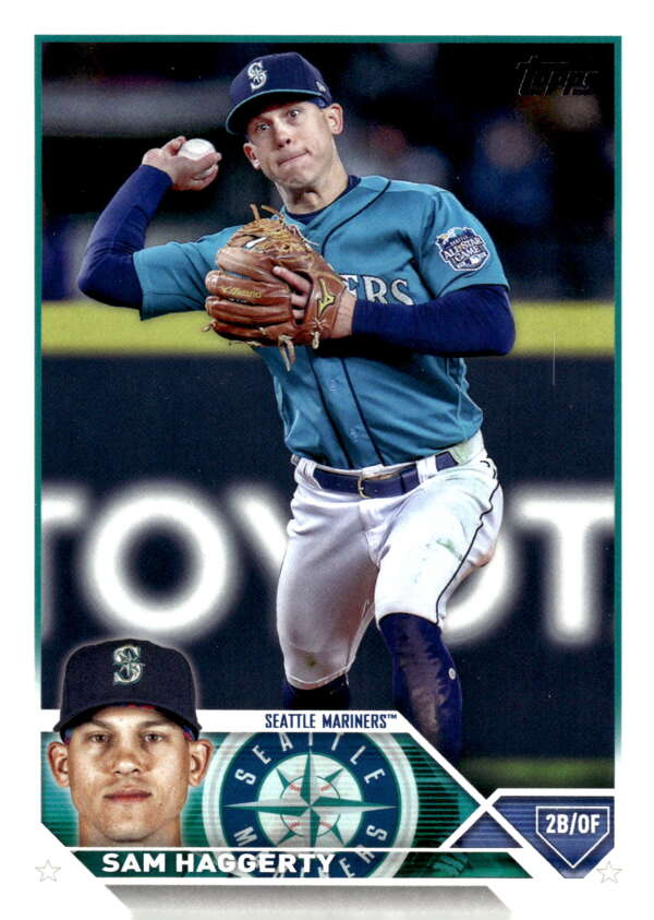 2023 Topps Update Series #US230 Sam Haggerty NM-MT Mariners