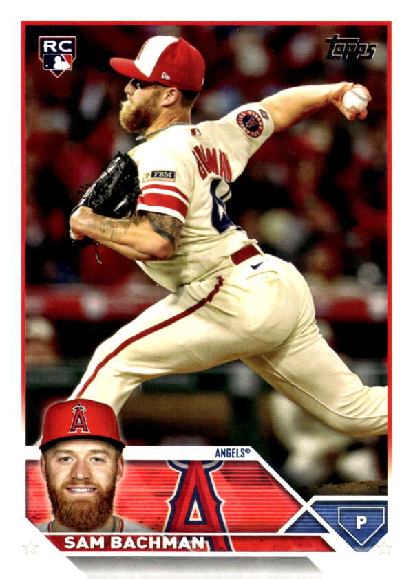 2023 Topps Update Series #US238 Sam Bachman NM-MT RC Rookie Angels