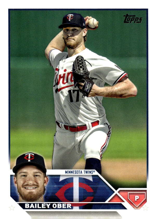 2023 Topps Update Series #US301 Bailey Ober NM Near Mint Twins