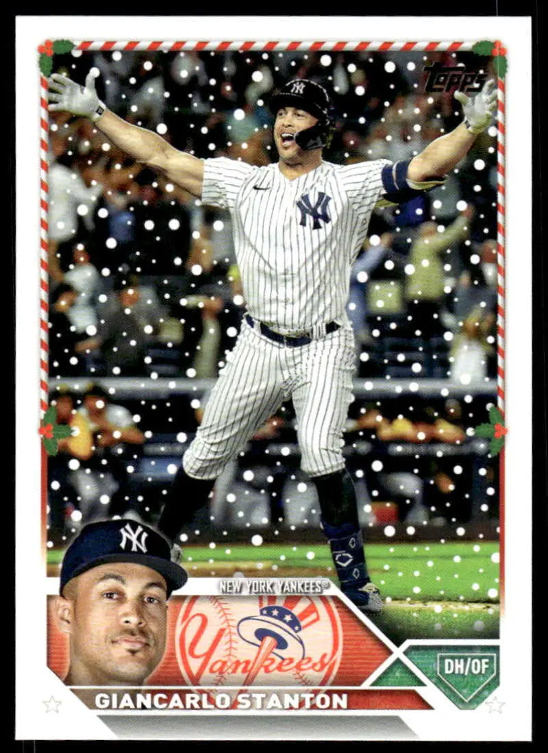 2023 Topps Holiday #H25 Giancarlo Stanton NM Near Mint Yankees