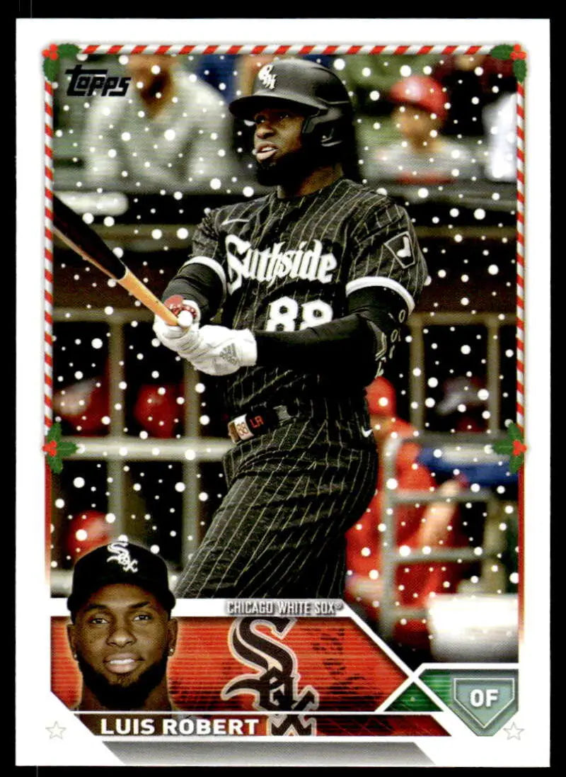 2023 Topps Holiday #H37 Luis Robert NM Near Mint White Sox