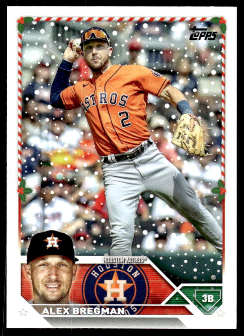 2023 Topps Holiday #H60 Alex Bregman NM Near Mint Astros