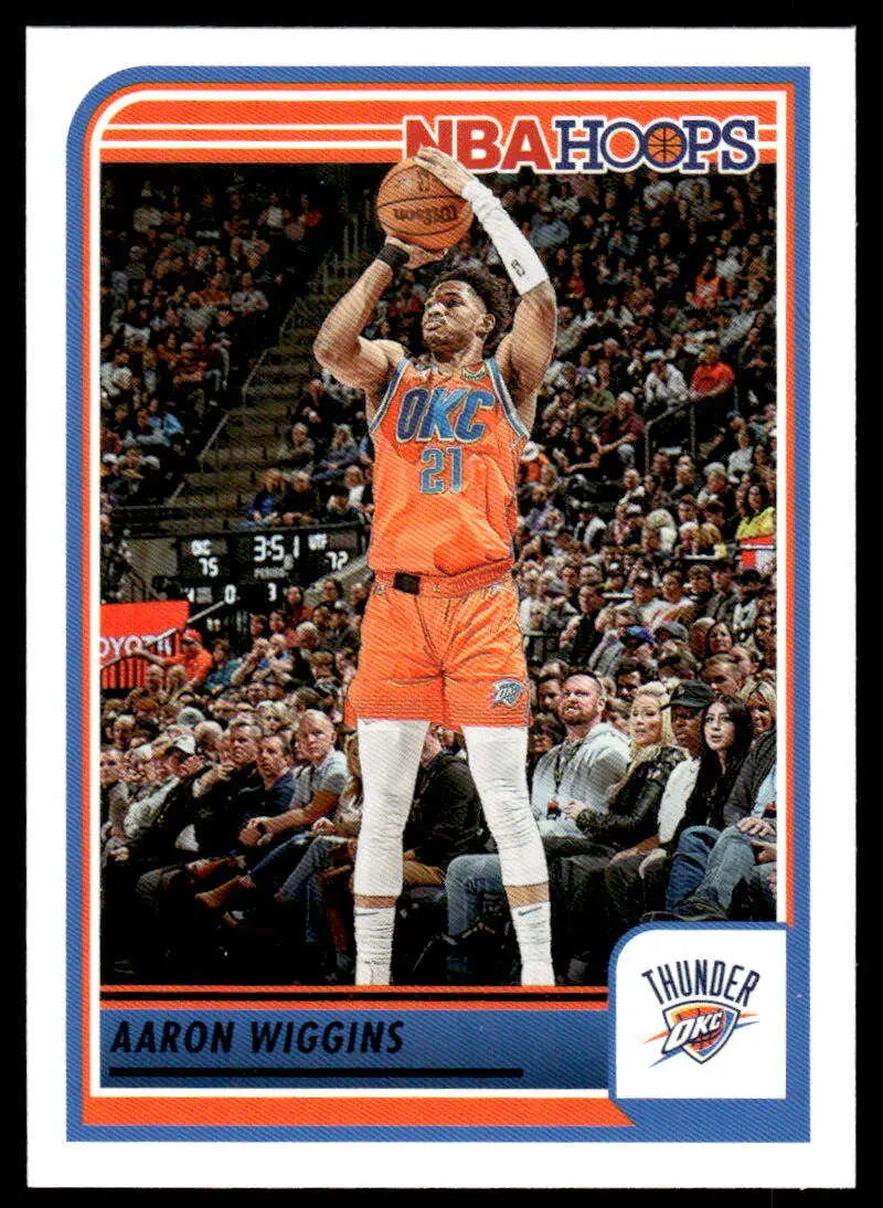 2023-24 Panini Hoops #126 Aaron Wiggins NM Near Mint Thunder