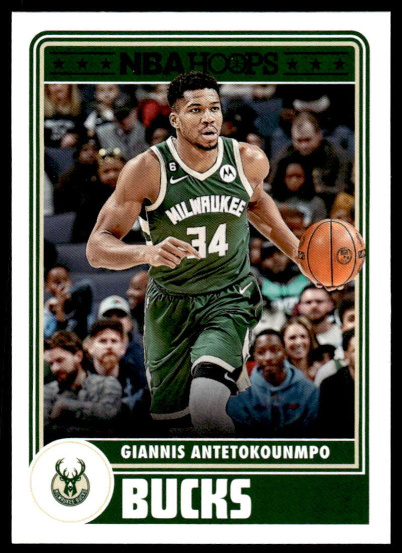 2023-24 Panini Hoops #285 Giannis Antetokounmpo NM-MT Bucks