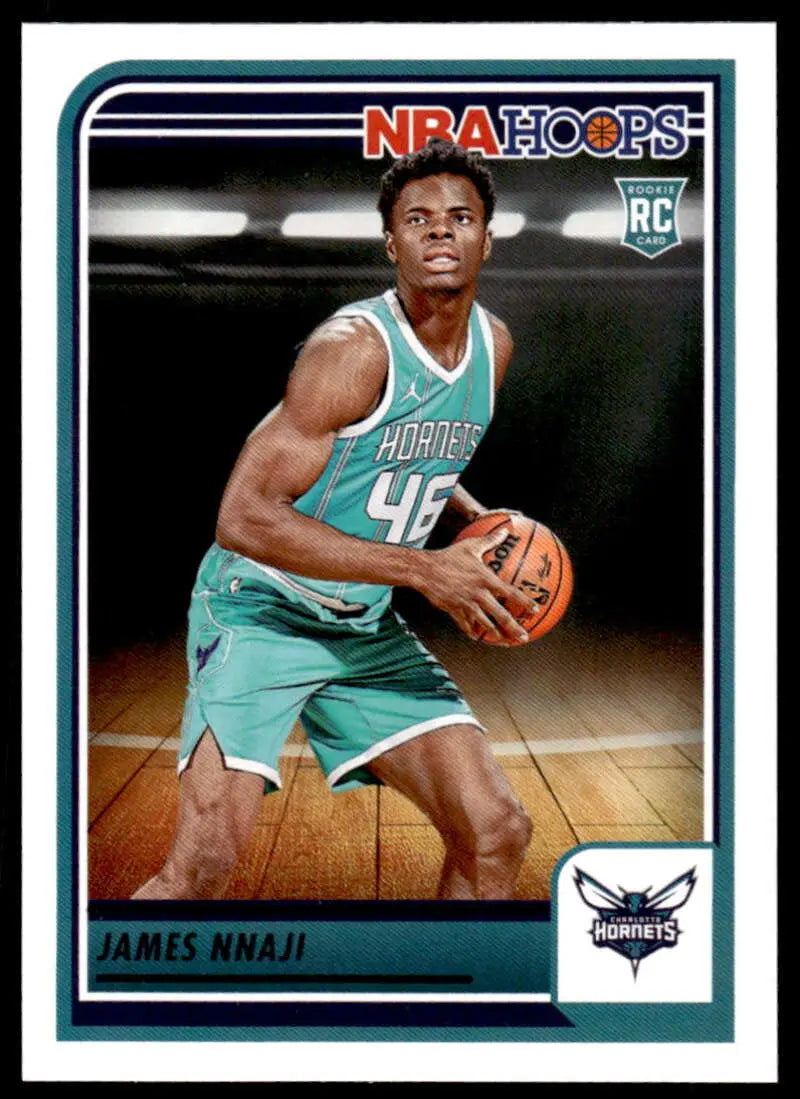 2023-24 Panini Hoops #240 James Nnaji NM-MT RC Rookie Hornets