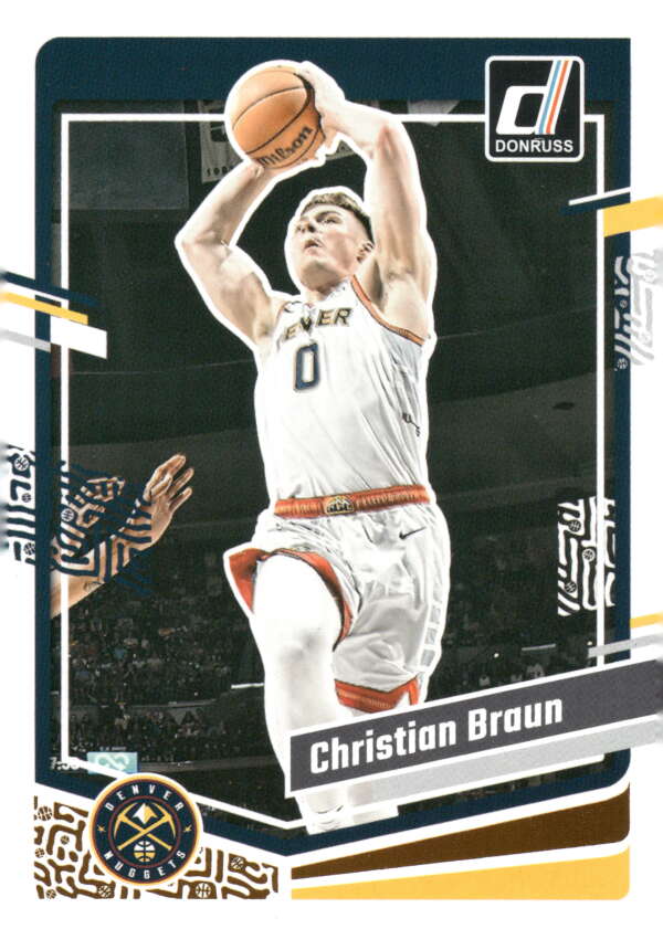 2023-24 Donruss #160 Christian Braun NM-MT Nuggets