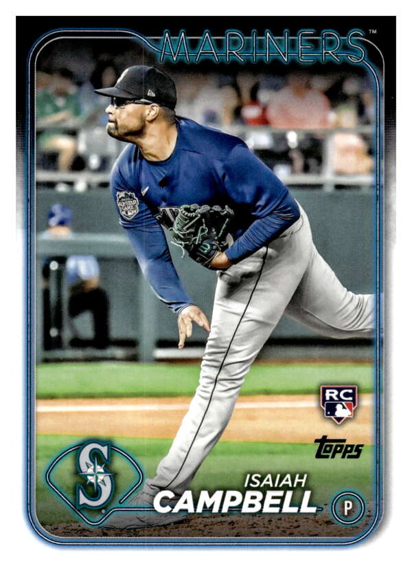 2024 Topps #58 Isaiah Campbell NM-MT RC Rookie Mariners