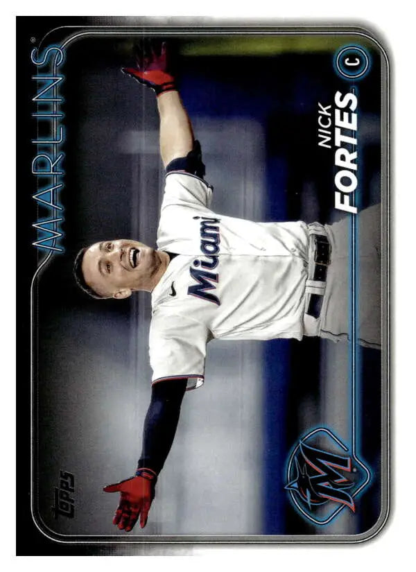 2024 Topps #81 Nick Fortes NM-MT Marlins