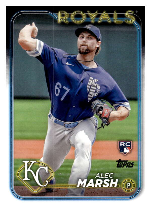 2024 Topps #163 Alec Marsh NM-MT RC Rookie Royals