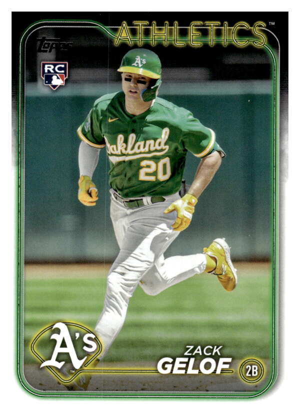 2024 Topps #166 Zack Gelof NM-MT RC Rookie Athletics