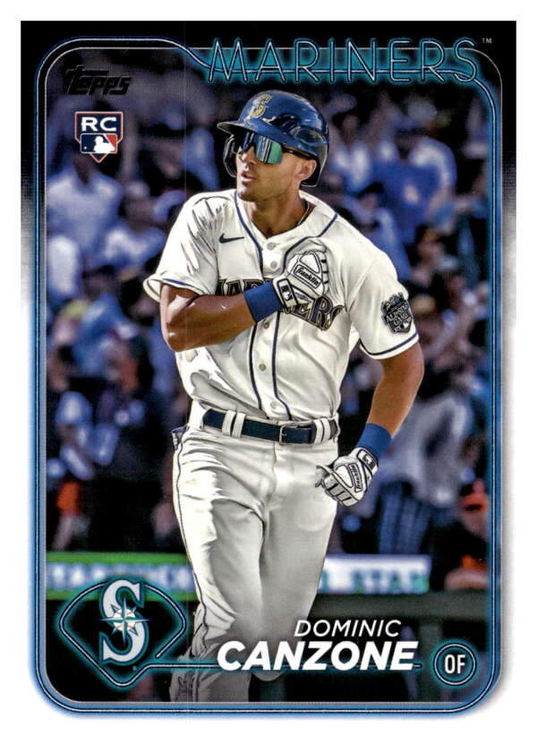 2024 Topps #195 Dominic Canzone NM-MT RC Rookie Mariners