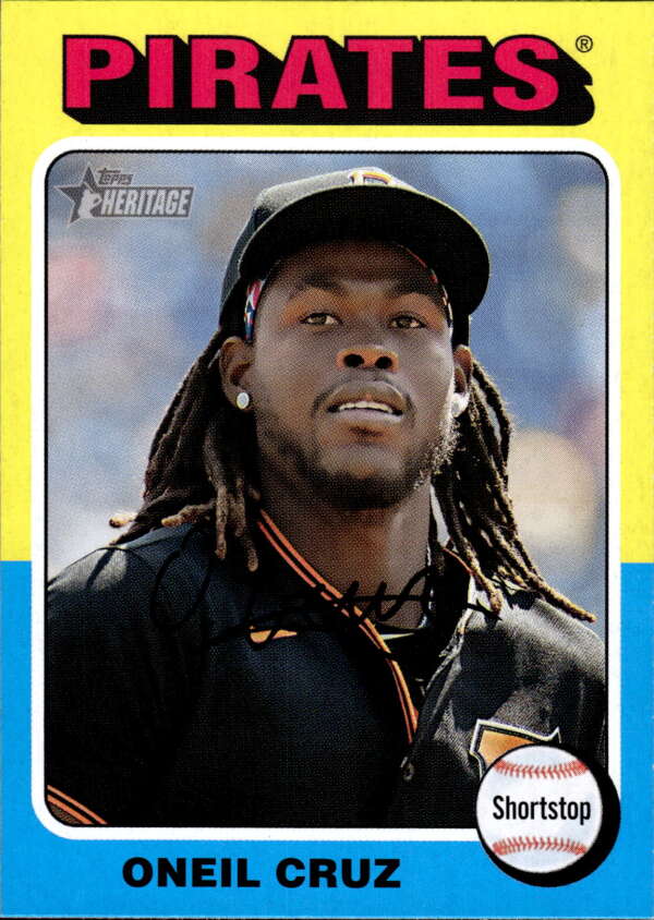 2024 Topps Heritage #131 Oneil Cruz NM-MT Pirates