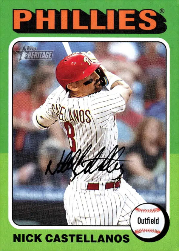 2024 Topps Heritage #270 Nick Castellanos NM-MT Phillies