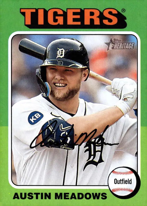 2024 Topps Heritage #350 Austin Meadows NM-MT Tigers