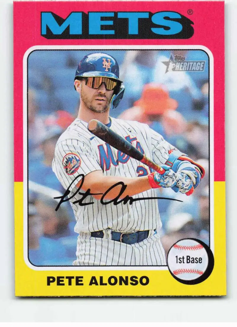 2024 Topps Heritage #410 Pete Alonso NM-MT Mets