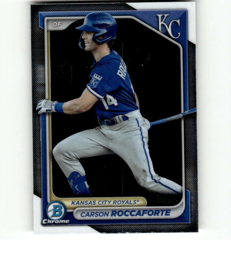 2024 Bowman Chrome Prospects #BCP-33 Carson Roccaforte NM-MT Royals