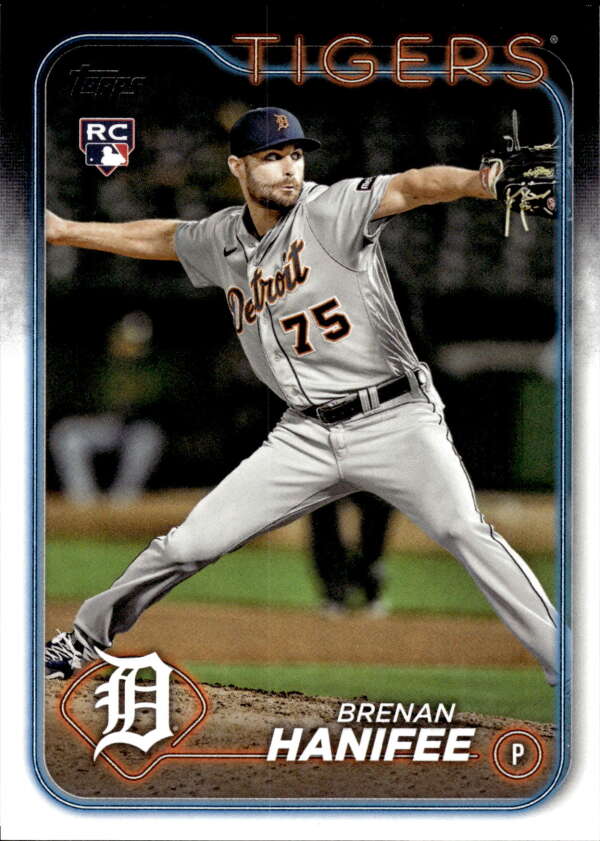 2024 Topps #369 Brenan Hanifee NM-MT RC Rookie Tigers