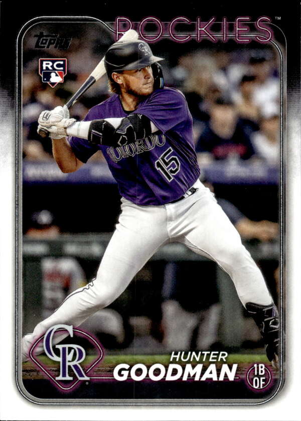 2024 Topps #432 Hunter Goodman NM-MT RC Rookie Rockies