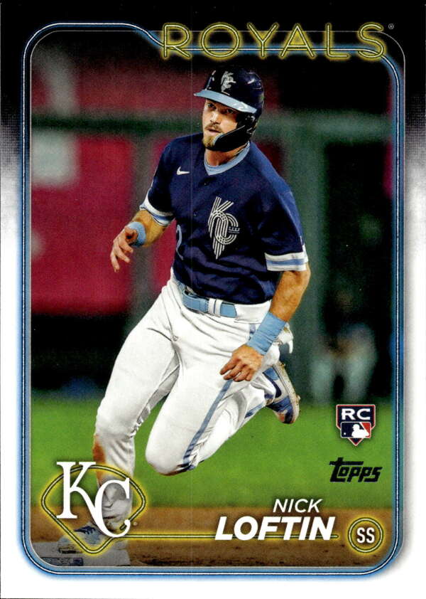 2024 Topps #506 Nick Loftin NM-MT RC Rookie Royals