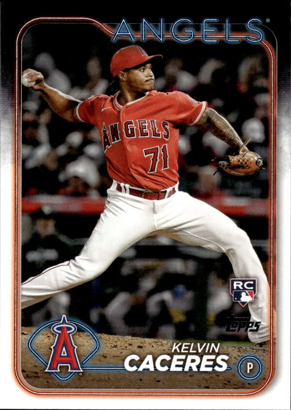 2024 Topps #680 Kelvin Caceres NM-MT RC Rookie Angels