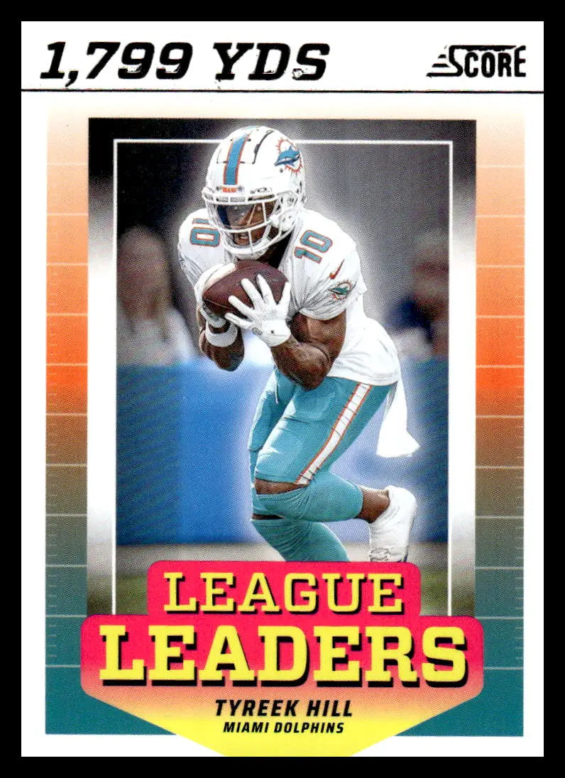 2024 Score League Leaders #6 Tyreek Hill NM-MT Dolphins