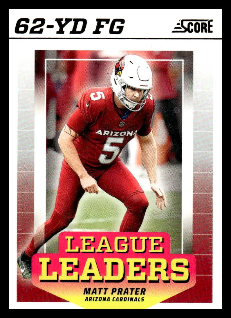 2024 Score League Leaders #15 Matt Prater NM-MT Cardinals