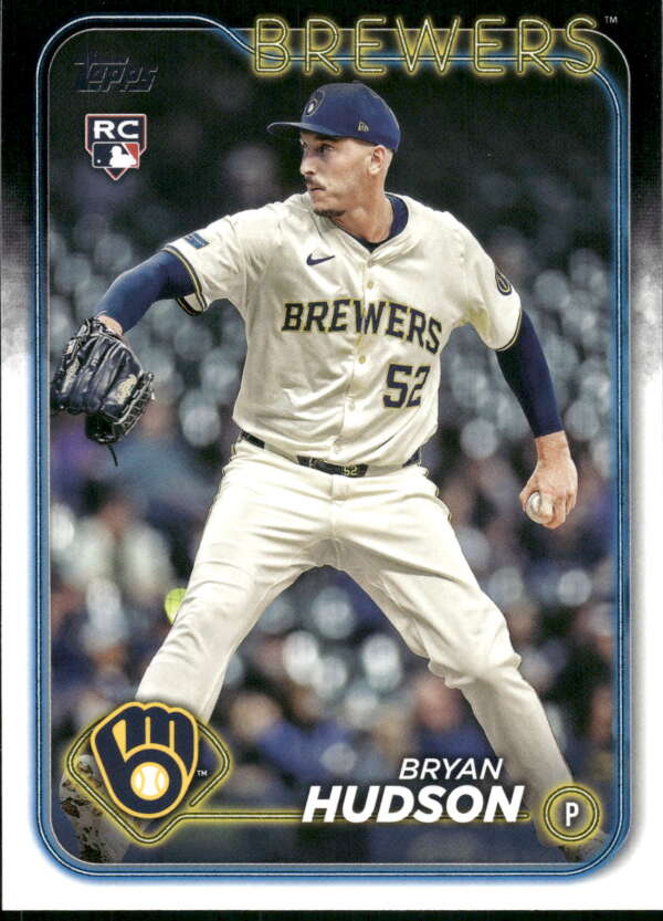 2024 Topps Update #US105 Bryan Hudson NM-MT RC Rookie Brewers